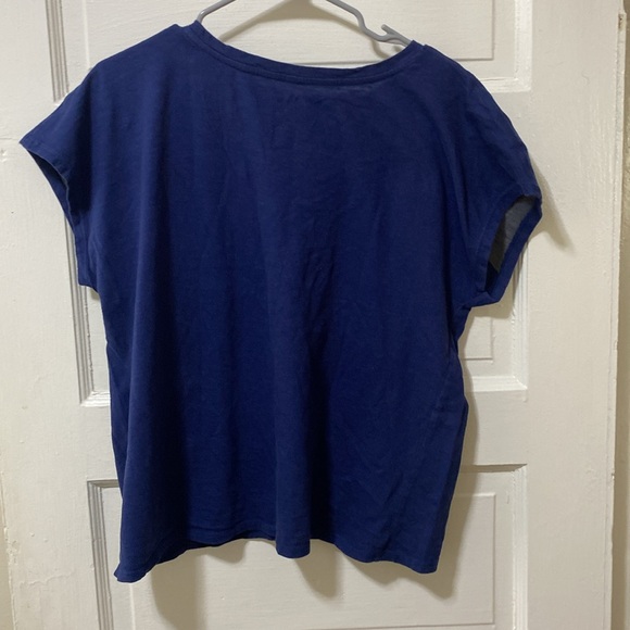 Blue St. john’s Bay Embroidered T Shirt - Picture 5 of 5